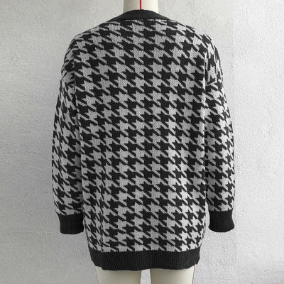 Cardigan de Lana con Bolsillos Contrastados y Cuello en V - Image 41
