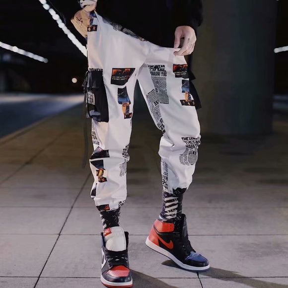 Pantalones Hip-Hop Deportivos Holgados para Hombre