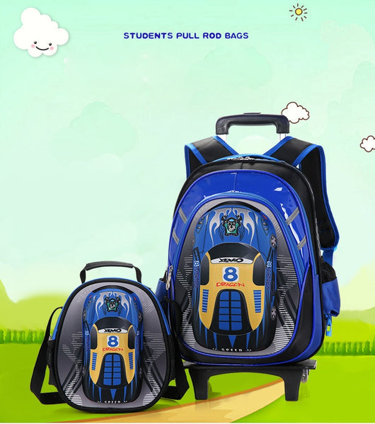 Mochila Escolar Desmontable con Ruedas para Hombre - Image 10