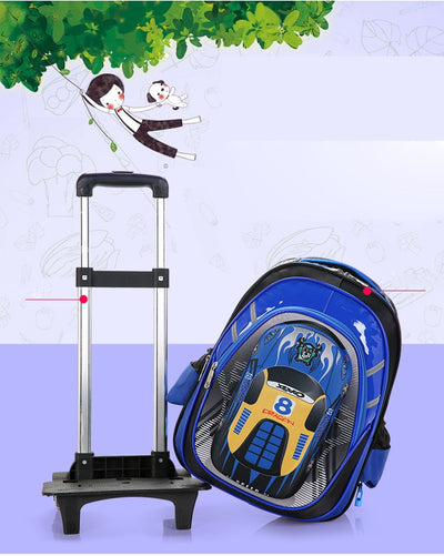 Mochila Escolar Desmontable con Ruedas para Hombre - Image 11