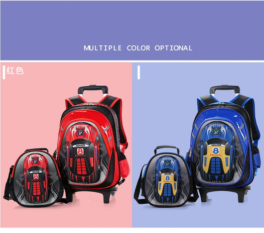 Mochila Escolar Desmontable con Ruedas para Hombre - Image 20