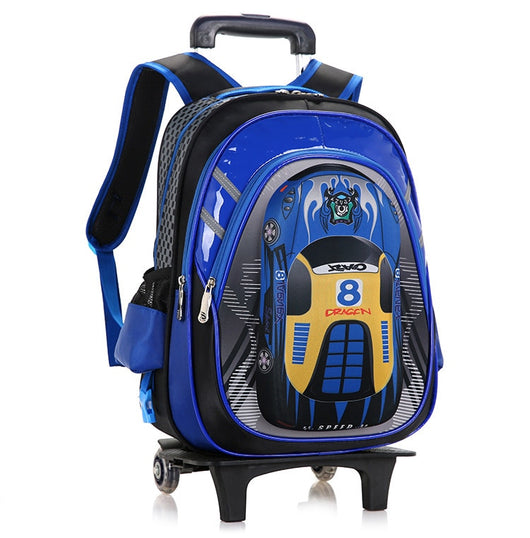 Mochila Escolar Desmontable con Ruedas para Hombre - Image 22