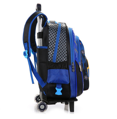 Mochila Escolar Desmontable con Ruedas para Hombre - Image 23