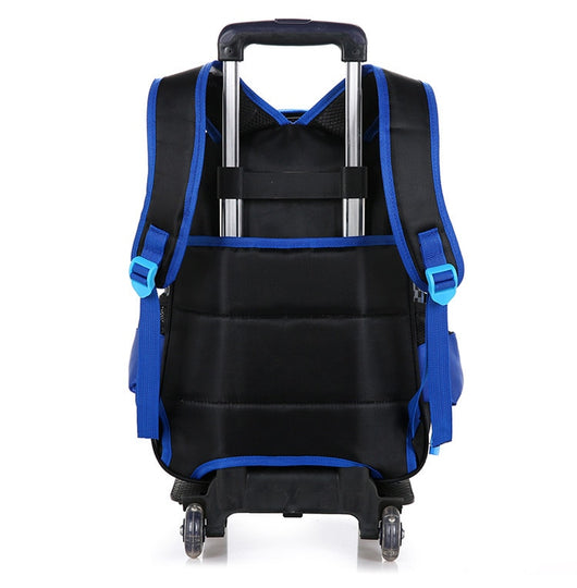 Mochila Escolar Desmontable con Ruedas para Hombre - Image 24
