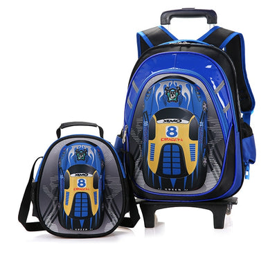 Mochila Escolar Desmontable con Ruedas para Hombre - Image 31