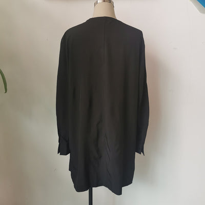 Camisa Casual Rayas Negra Slim Fit - Algodón Premium para Hombre - Image 10