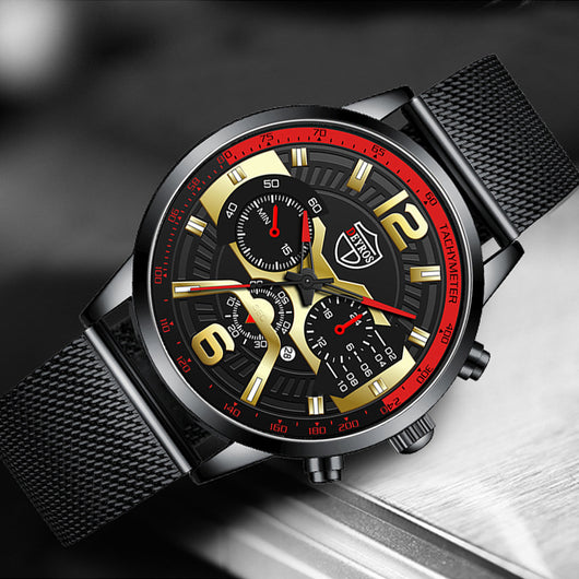 Reloj de Acero Inoxidable con Calendario para Hombre - Cuarzo Resistente - Image 20