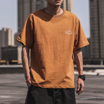 Playera Retro Estilo Hong Kong 100% Algodón Manga Corta para Hombre - Image 16