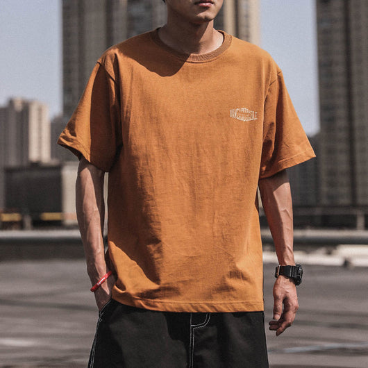 Playera Retro Estilo Hong Kong 100% Algodón Manga Corta para Hombre - Image 16