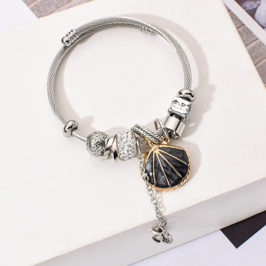 Pulsera de Cristal con Perlas de Concha - Image 2