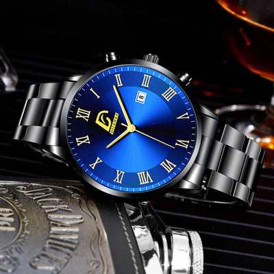 Reloj de Acero Inoxidable para Hombre - Elegancia Casual y Profesional - Image 9