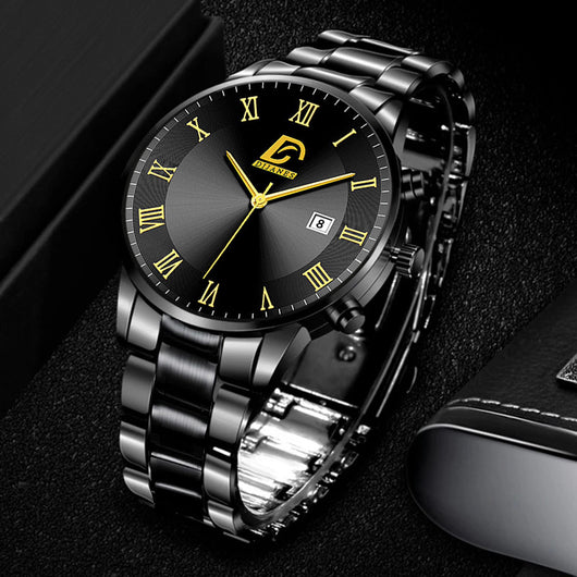 Reloj de Acero Inoxidable para Hombre - Elegancia Casual y Profesional - Image 13