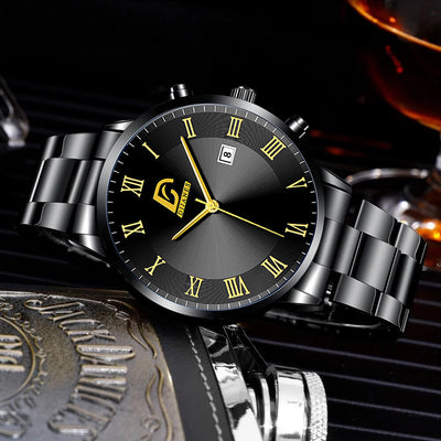 Reloj de Acero Inoxidable para Hombre - Elegancia Casual y Profesional - Image 14