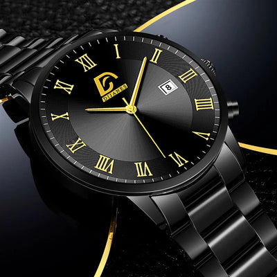Reloj de Acero Inoxidable para Hombre - Elegancia Casual y Profesional - Image 15