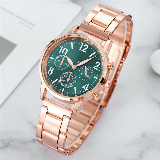 Reloj de Pulsera Luminoso Multifuncional para Mujer con Banda de Acero - Image 19