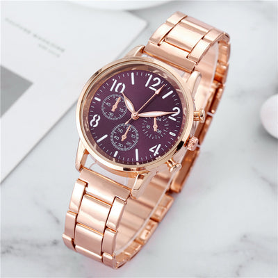 Reloj de Pulsera Luminoso Multifuncional para Mujer con Banda de Acero - Image 20