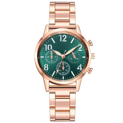 Reloj de Pulsera Luminoso Multifuncional para Mujer con Banda de Acero - Image 27