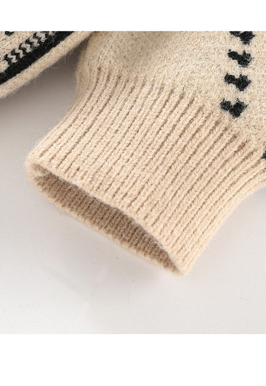 Suéter Tejido Elástico Estilo Western Moderno para Otoño e Invierno - Image 16