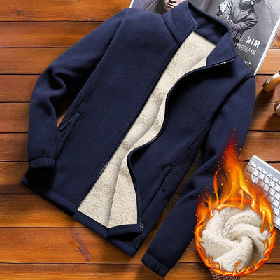 Chaqueta Fleece Casual para Hombre - Otoño e Invierno - Image 10
