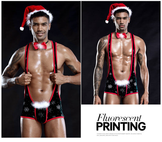 Conjunto Navideño Atrevido para Hombre - Pieza Única Seductora - Image 11