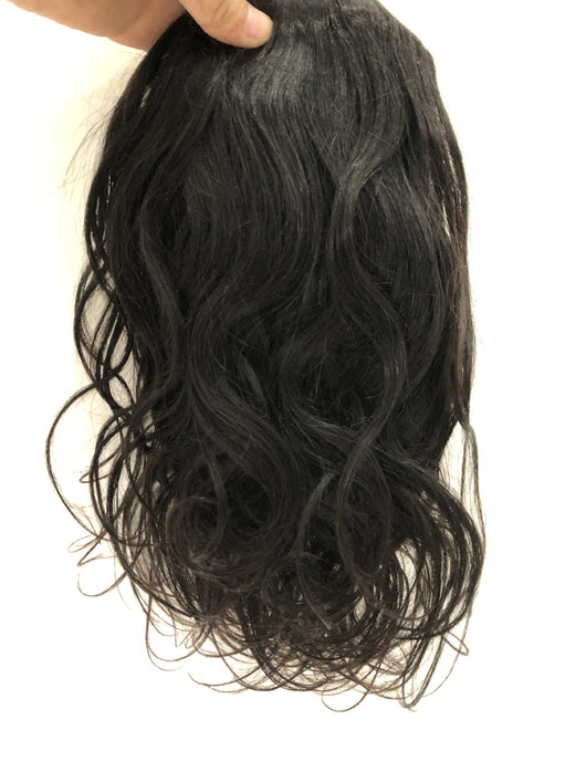 Peluca de Cola de Caballo Cabello Natural Degradado con Curva Suave - Image 9