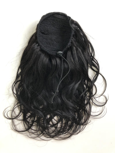 Peluca de Cola de Caballo Cabello Natural Degradado con Curva Suave - Image 10