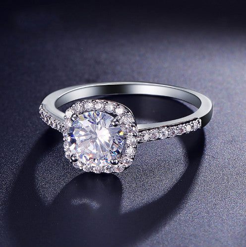 Anillo de Plata para Bodas y Compromisos con Circonia Cúbica Luxury - Image 4