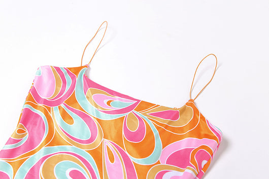 Vestido Slim Estampado Asimétrico sin Espalda - Diseño Moderno y Atrevido - Image 18