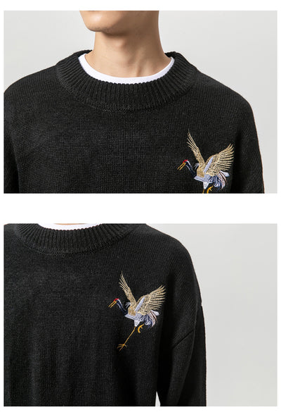 Sudadera Suelta con Bordados para Hombre - Image 12
