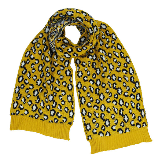 Conjunto de Gorro y Bufanda Estampado Leopardo para Otoño e Invierno - Image 27