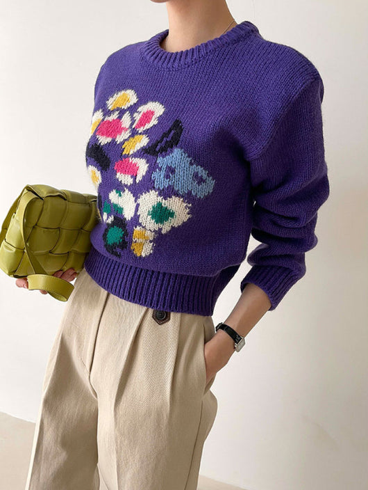 Suéter Ajustado Cuello Alto Jardín Versalles para Mujer - Image 11