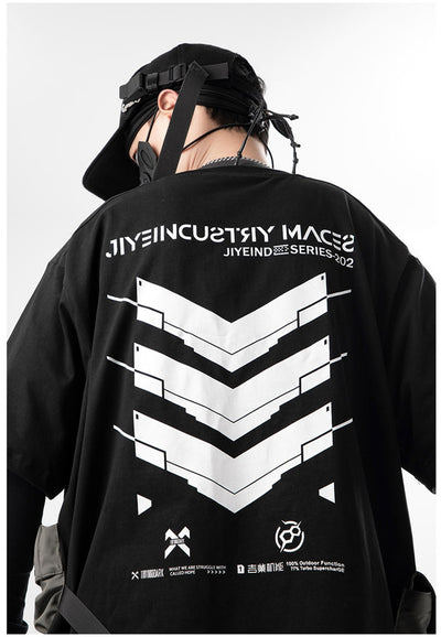 Playera Manga Corta para Hombre con Bolsillos 3D - Image 9