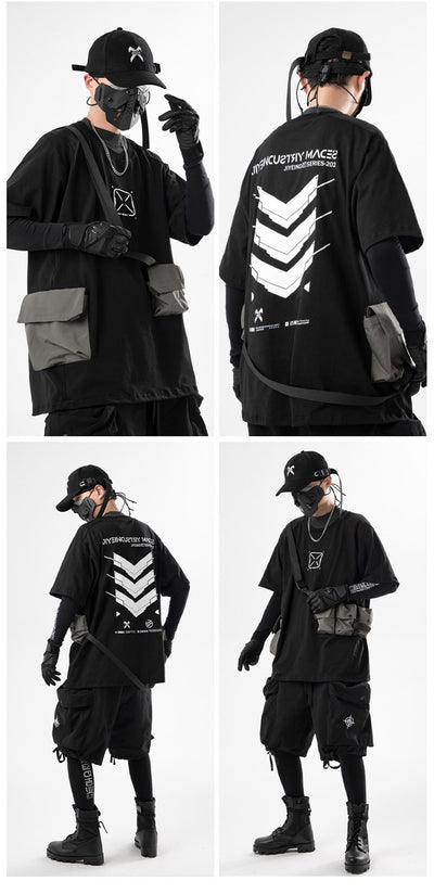 Playera Manga Corta para Hombre con Bolsillos 3D - Image 13