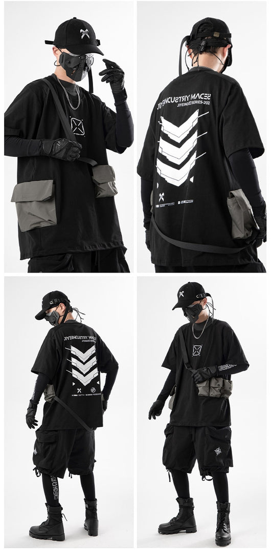 Playera Manga Corta para Hombre con Bolsillos 3D - Image 13
