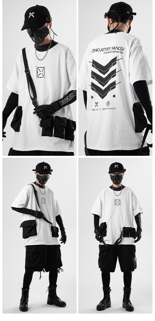 Playera Manga Corta para Hombre con Bolsillos 3D - Image 16