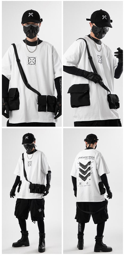 Playera Manga Corta para Hombre con Bolsillos 3D - Image 19