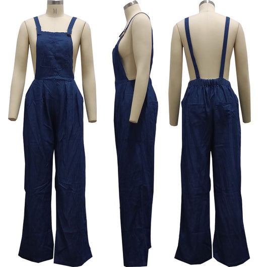 Jumpsuit Casual con Tirantes Ajustables - Diseño Moderno y Versátil - Image 14