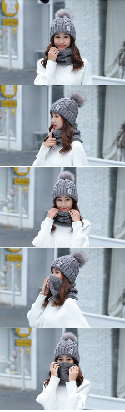 Gorro de Invierno Tejido en Lana y Acrílico para Mujer - Image 13
