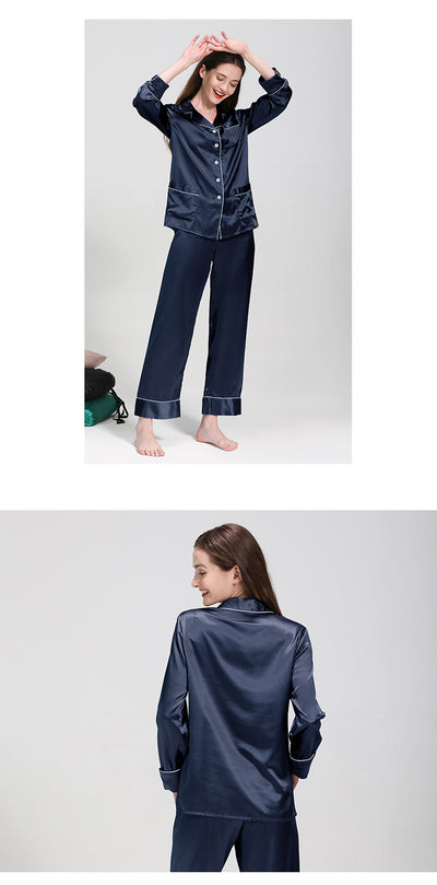 Pijama de Seda para Mujer 19 Momí - Conjunto de Dos Piezas - Image 9