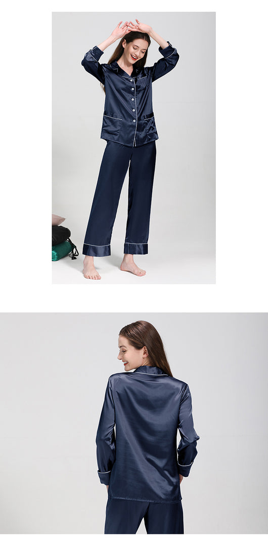 Pijama de Seda para Mujer 19 Momí - Conjunto de Dos Piezas - Image 9