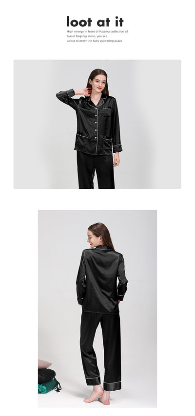 Pijama de Seda para Mujer 19 Momí - Conjunto de Dos Piezas - Image 10