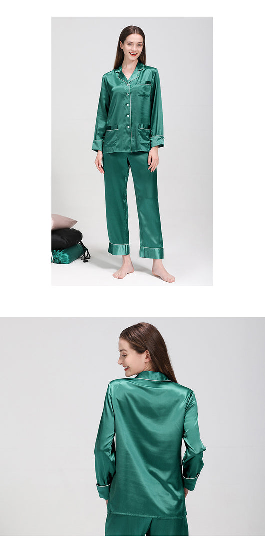 Pijama de Seda para Mujer 19 Momí - Conjunto de Dos Piezas - Image 12