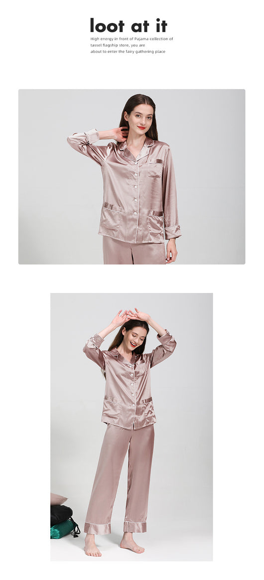 Pijama de Seda para Mujer 19 Momí - Conjunto de Dos Piezas - Image 16