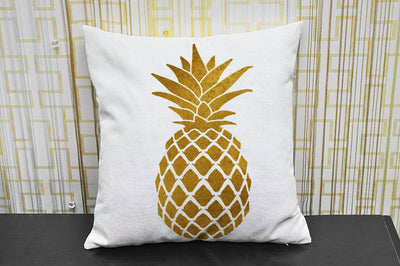 Almohada Decorativa Piña Sketch de Algodón y Lino para Sofá y Oficina - Image 8