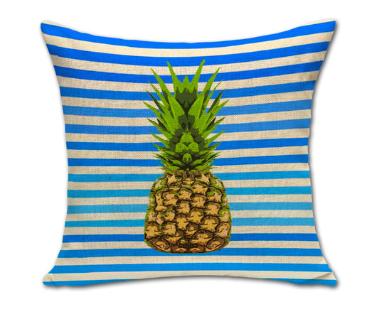Almohada Decorativa Piña Sketch de Algodón y Lino para Sofá y Oficina - Image 10