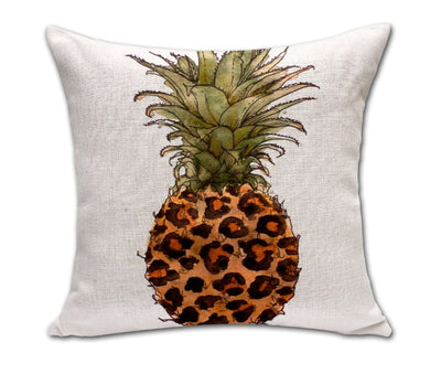 Almohada Decorativa Piña Sketch de Algodón y Lino para Sofá y Oficina - Image 17
