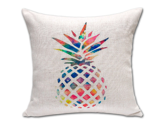 Almohada Decorativa Piña Sketch de Algodón y Lino para Sofá y Oficina - Image 18