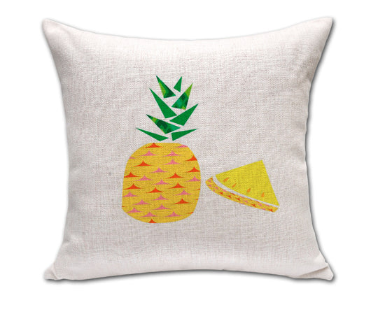 Almohada Decorativa Piña Sketch de Algodón y Lino para Sofá y Oficina - Image 20