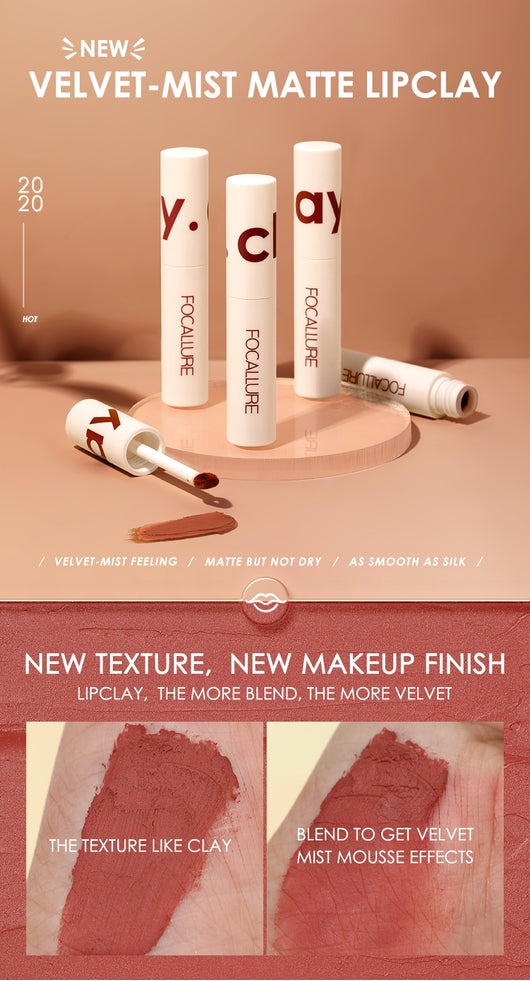 Gloss Labial Mate Aterciopelado a Prueba de Agua - Acabado Heroína Larga Duración - Image 14