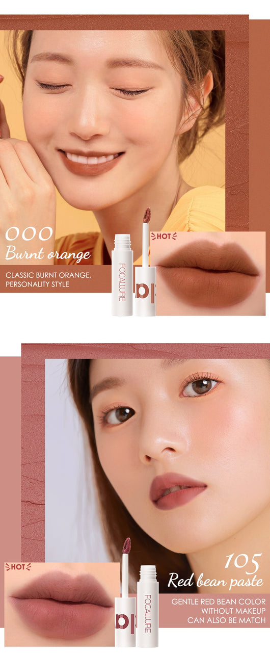 Gloss Labial Mate Aterciopelado a Prueba de Agua - Acabado Heroína Larga Duración - Image 16